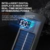 Multi-function Mountain Road Bike Light Digital Display Waterproof Solar Charging Riding Light Bicycle Head Light