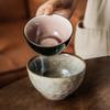 Japanischer Stil Retro Reisschüssel Keramikschale Kleine Schale Haushaltsgeschirr Reisschüssel Einzelportion Schüssel Runde Nudelschüssel