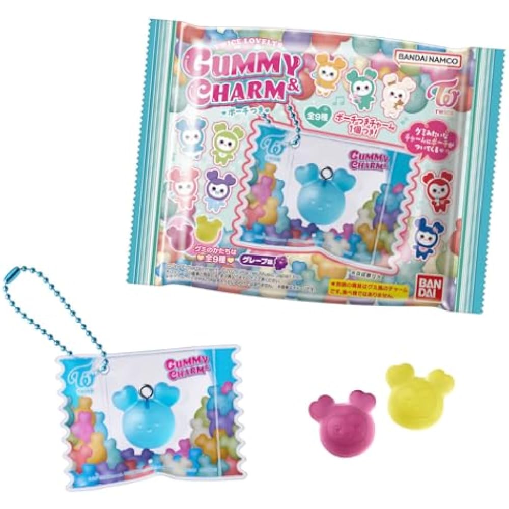 TWICE LOVELYS Gummy & Charm Pouch 12 Pack Box Food Toy