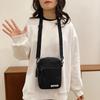 Mini Canvas Crossbody Pouch Fashion Lightweight Vertical Shoulder Bag for Women Versatile Everyday Small Square Bag