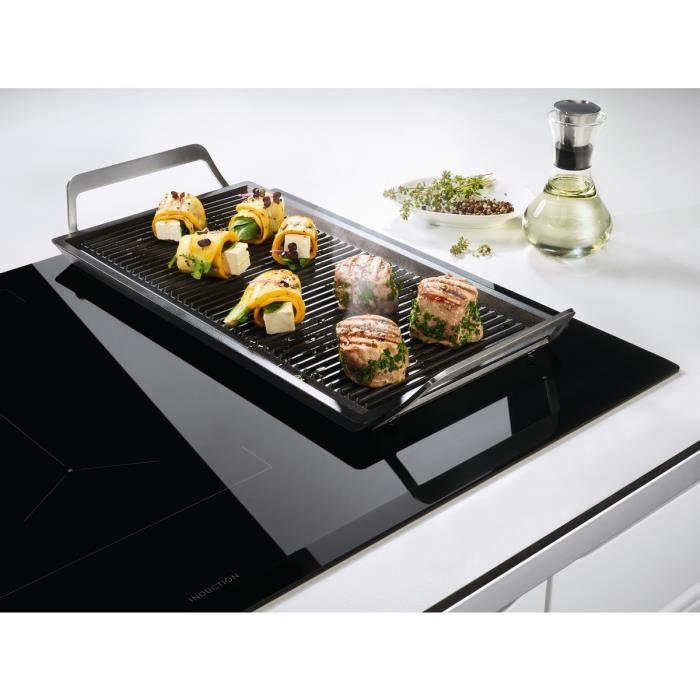 Table De Cuisson ELECTROLUX - 4 Foyers - L60 X 67,80 Cm - LIV6343 - 7350W - Revêtement Verre - Noir