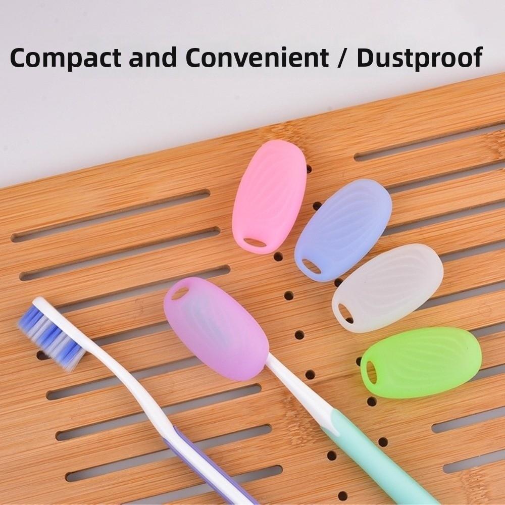 6Pcs Breathable Toothbrush Protective Caps Waterproof Toothbrush Head Cover  Outdoor Adventures