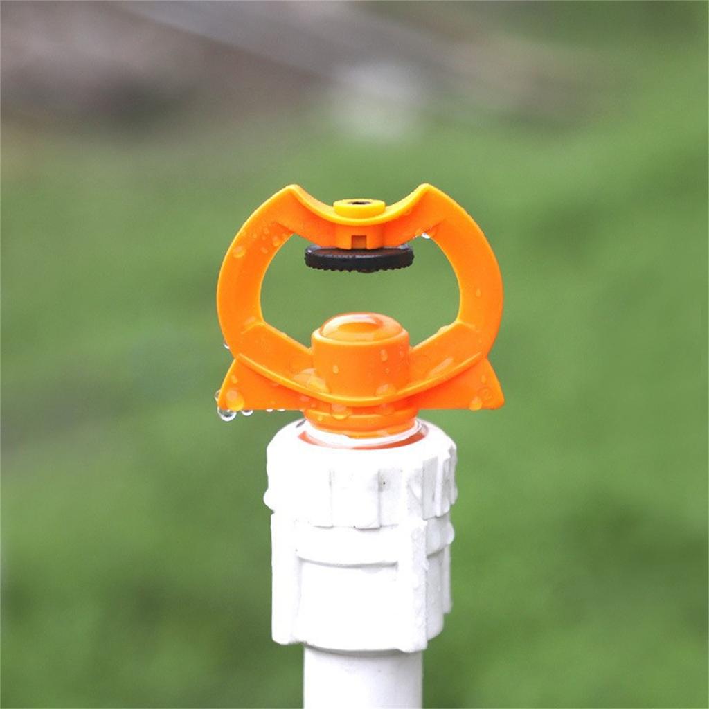 1/2" Impact Type Refracted Nozzles and 20cm Brackets 360 Degree Automatic Scattering Garden Lawn Irrigation Sprinklers 5/10Pcs