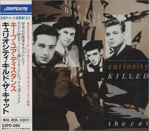 CD CURIOSITY KILLED THE CAT Keep Your Distance 32PD280 Mercury 1987 Japan Dance Electronica Used