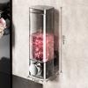 Wall Mounted Soap Dispenser No-Drill Installation Shampoo Gel Dispenser Press Pump Liquid Soap Container for Bathroom Hotel Home