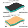 Self Tanning Mitt Kit, Velvety Soft Tanner Mitt, Back Tanning Applicator, Exfoliating Glove, Angled Face Tanner Brush for Sunless Tanning Oil Lotion