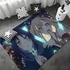 new anime C-Cosmic Princess Kaguyass Floor Mat Soft Thickened Flannel Door Mat Non-Slip Living Room Rug Home Decor