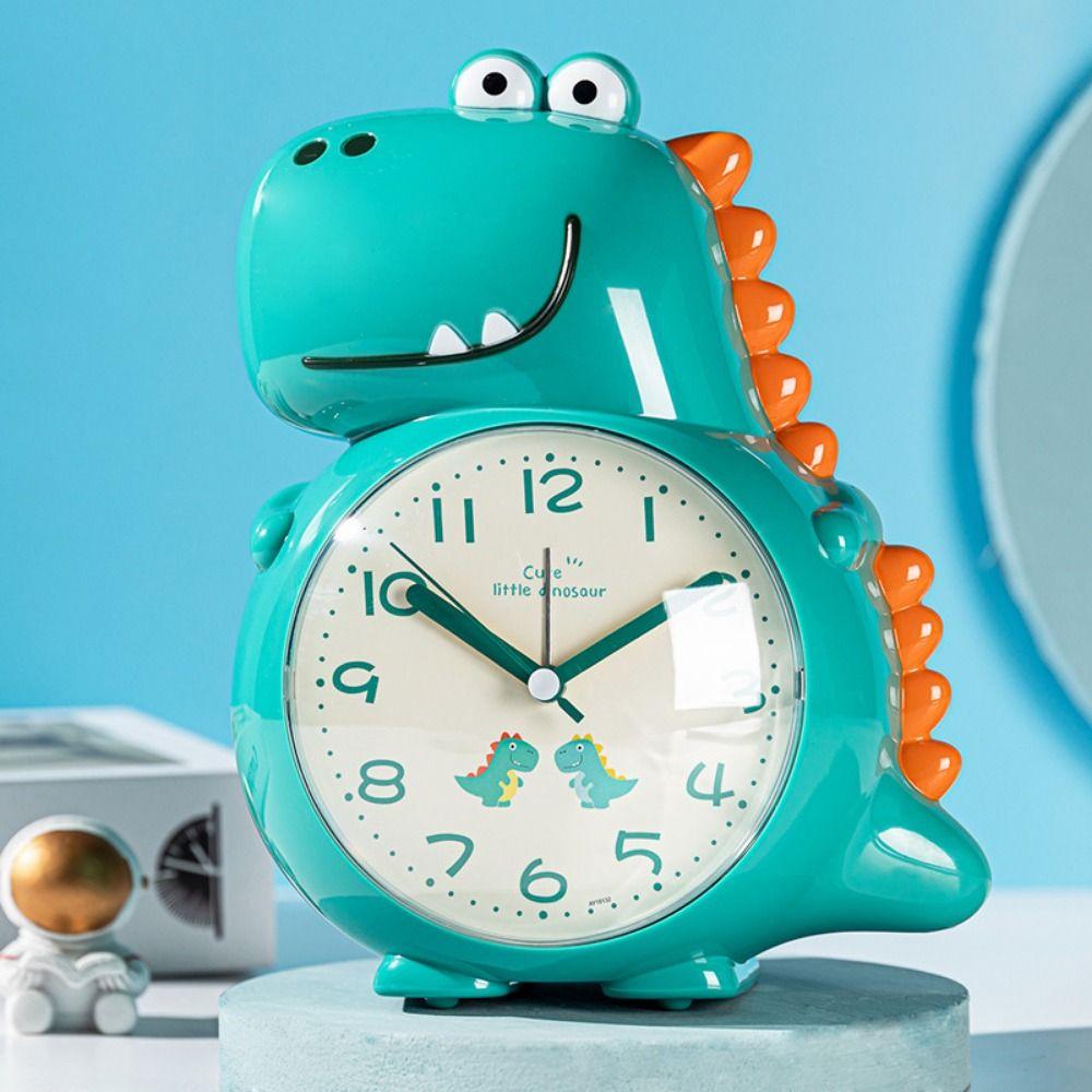 Dinosaur Shaped Electronic Desk Clock Cartoon Tabletop Clock Bedside Clocks  Time Management Tool