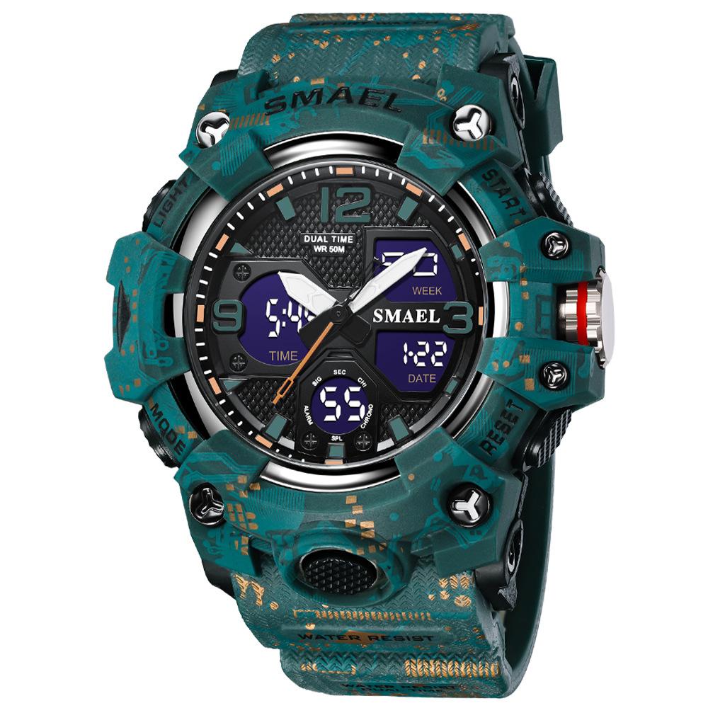 SMAEL Outdoor Multifunction Electronic Dual Display Sport Watch