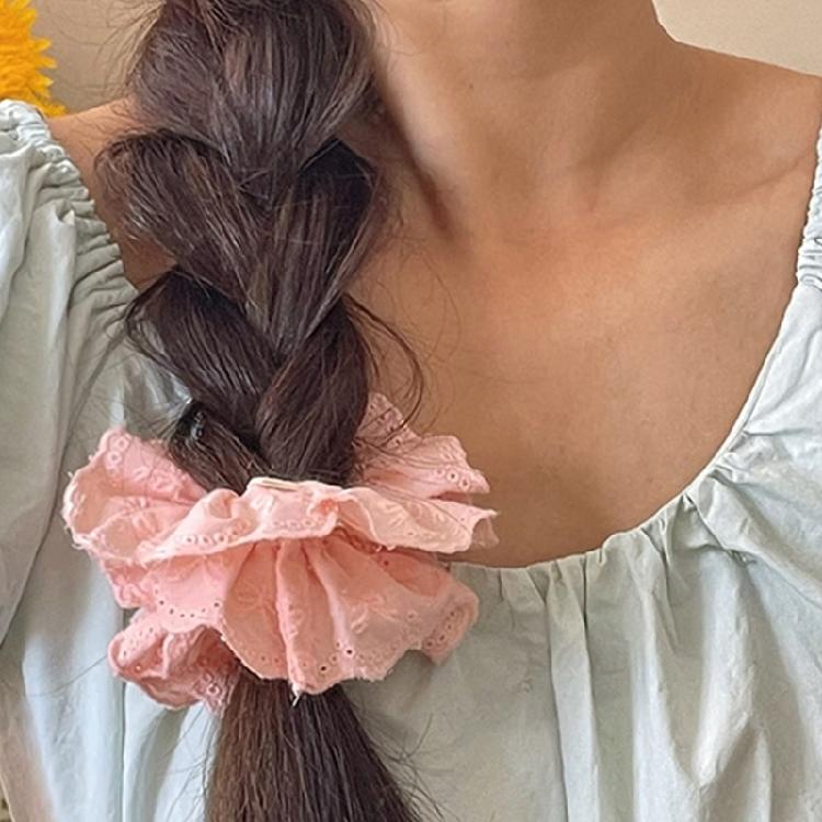 Fashionable Hair Scrunchies Double layer Elastic Hairbands Hair Accessories