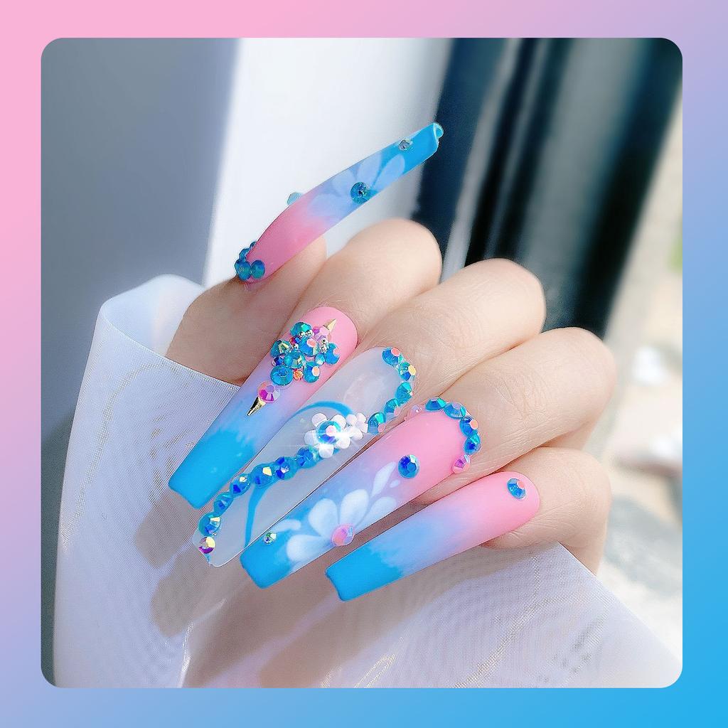 Mixed Color Nail Rhinestones Gems Nail Art Stone Diamante Fashion Glitter Jewels