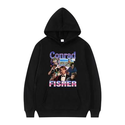 Moletom Gráfico Team Conrad Cousins Beach Roupas Masculinas Conrad Fisher Filme Y2k Blusa de Moletom Manga Longa Conforto Capuzes Oversized