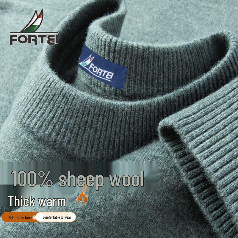 

Men s 100% Merino Wool Crew Neck Sweater XL 52