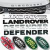 AAWV1 3D Letter Car Hood Bonnet Cover Emblem For Land Rover Range Rover Velar Sport Discovery 2 3 4 Defender Front Sticker