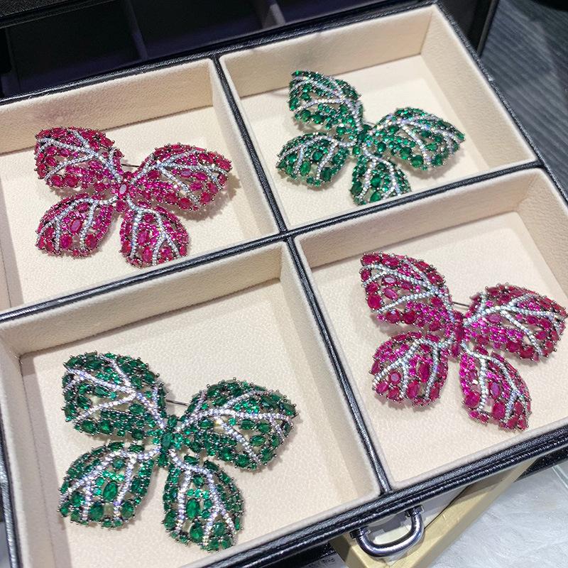 Luxury Parisian Butterfly Brooch: High-End Craftsmanship & Runway Style