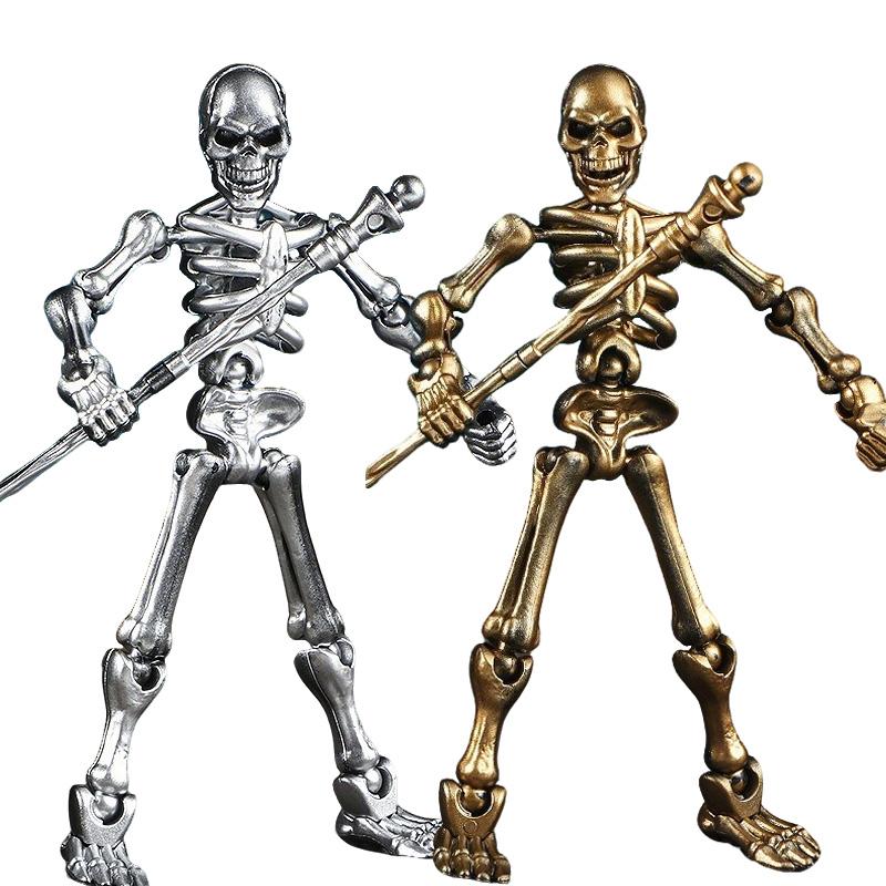 Magnetick Trojrozměrn Hračka Na Sestavení Modelu Lebky Vícečlnkov Dekorace Z Lebky A Kostí Akční Figurky Anime Hra