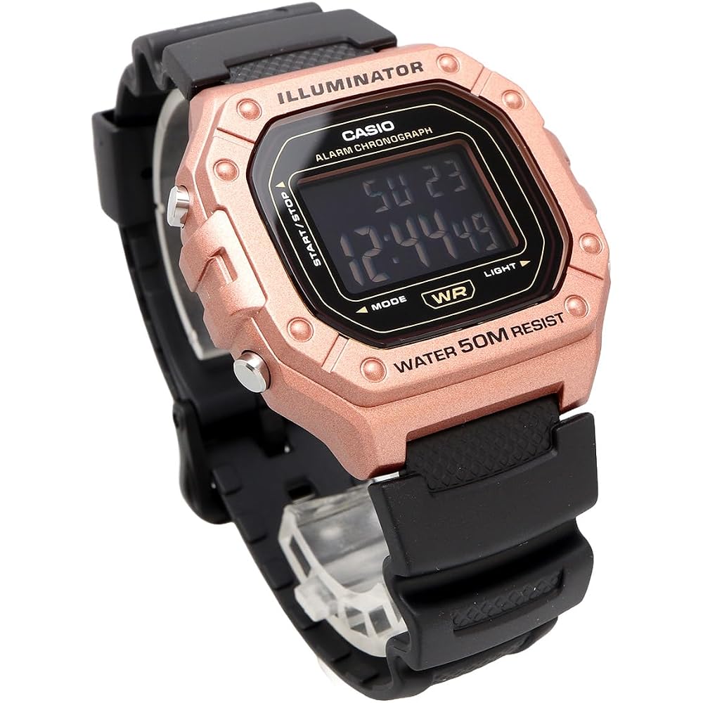 [Casio] CASIO Standard Digital Watch W-218HM-5BV Men's & Women's Cheap Casio Copper Brown Metallic Overseas Model [Parallel Import]