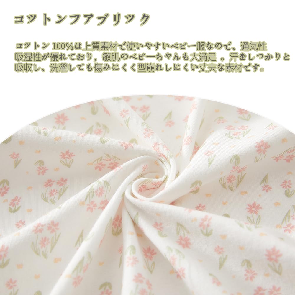 Baby Nest Baby Newborn Baby Baby Cute Short Floral Months Romper, Clothes, Coverall, Wear, Underwear, Summer, Sleeve, Print, Pink, 3-6