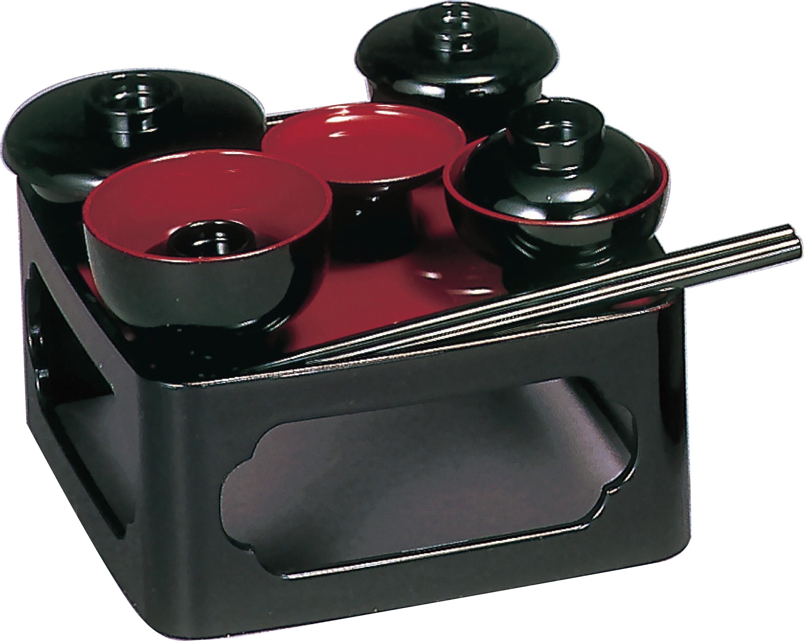 

Sunmany Вложенная тарелка, 6,0 дюймов, Черный (с красным салоном), Аутентичный буддийский алтарный набор, лаковая посуда Яманака, сделано в Японии, идеально подходит для буддистов