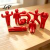 Handgefertigte Malprojekte 8 Stück Meccha Chamäleon Figuren 3D Gedruckte Gelenkige Action Mehrfarbige Spielzeugfiguren DIY Leere Graffiti Malspielzeug,