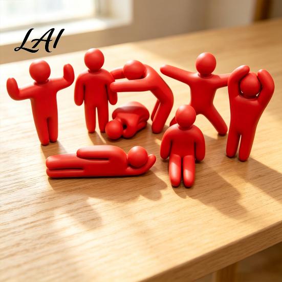 Handgefertigte Malprojekte 8 Stück Meccha Chamäleon Figuren 3D Gedruckte Gelenkige Action Mehrfarbige Spielzeugfiguren DIY Leere Graffiti Malspielzeug,