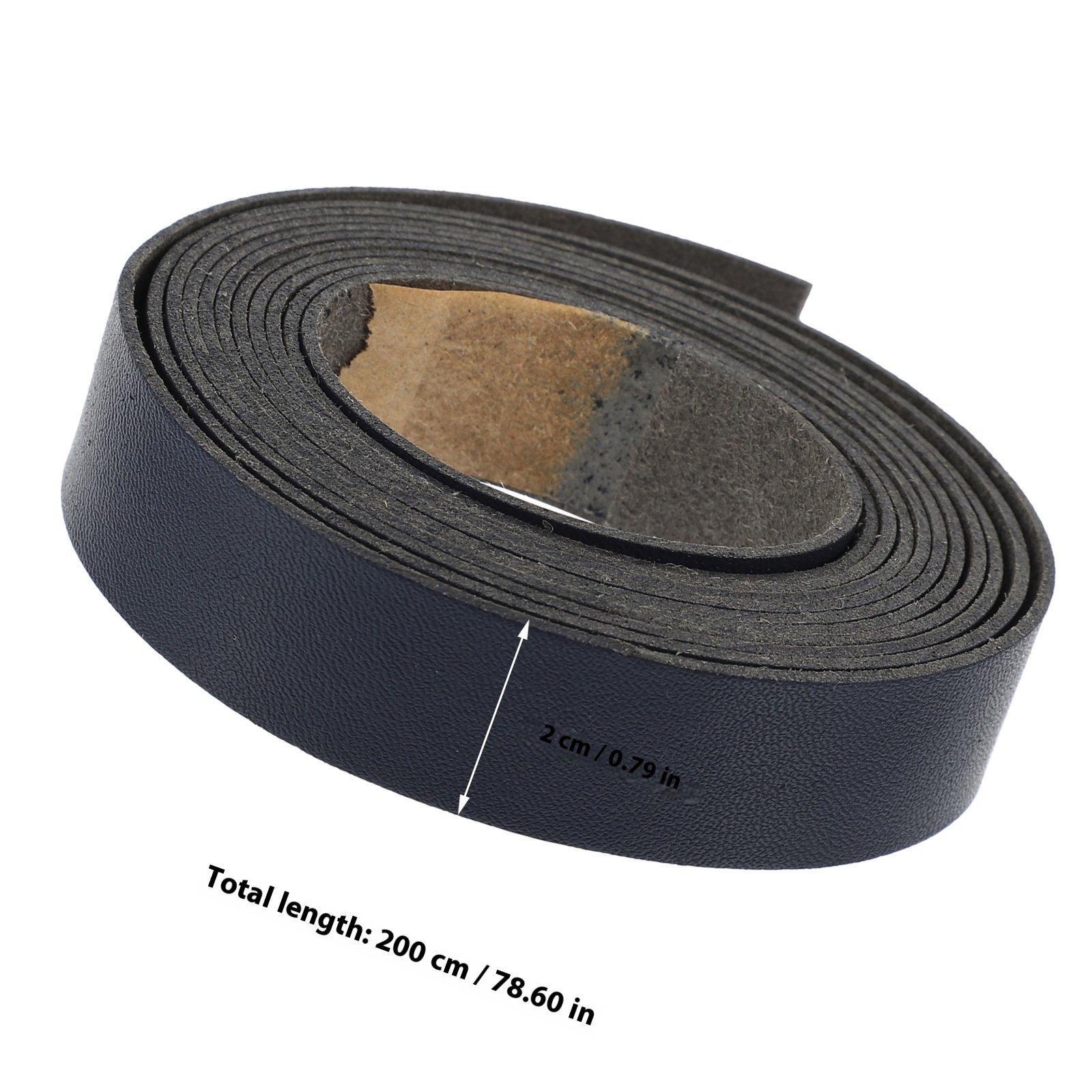 

1 Roll Strips for DIY Crafts Belt Making Watchband Pet Collar Strap Shoulder Bag Sling Apron Chaps синий