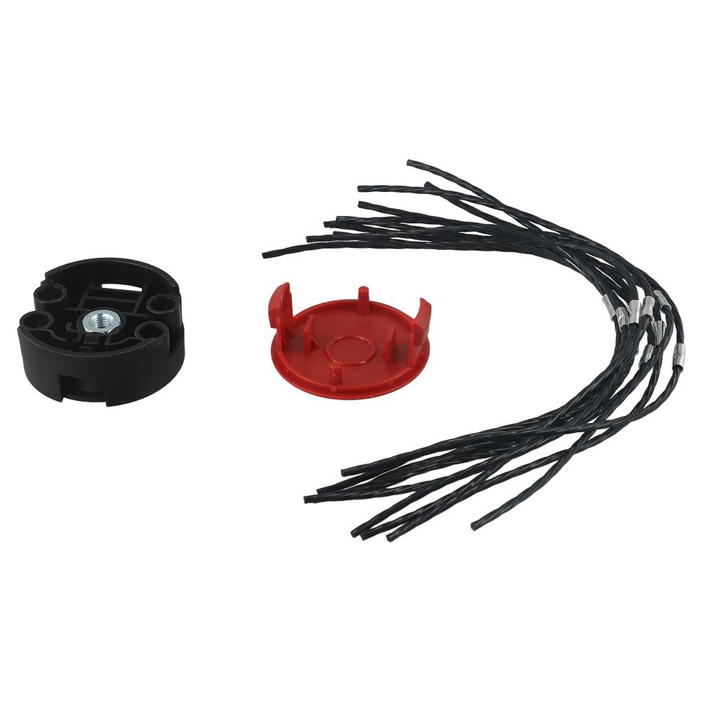 Brush Cutter Parts Trimmer Cover Replacement Parts Sturdy Cutting Grass Faster Hard-wearing Premium Nylon Line