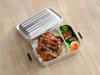 Skater Aluminum Lunch Box AFT10B-A 1000ml Large Capacity Fluffy Serving Silver
