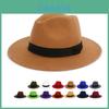 Stylish Jazz Hat For Men And Women With Wide Brim And Breathable Warmth For Summer Outdoor Events