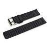 CASSIS Calfskin Watch Strap MAUI 20mm Black with Replacement Tool U1011304019020