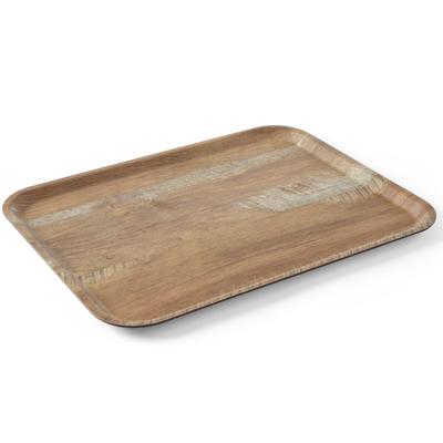 Serving Tray with Oak Wood Print 370x530mm Hendi 508947