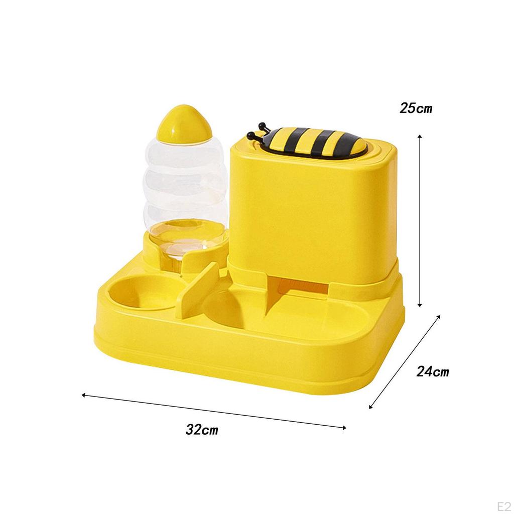 Futter- und Wasserspender für Katzen, Schwerkraft-Tränkeset, Hund, Futter