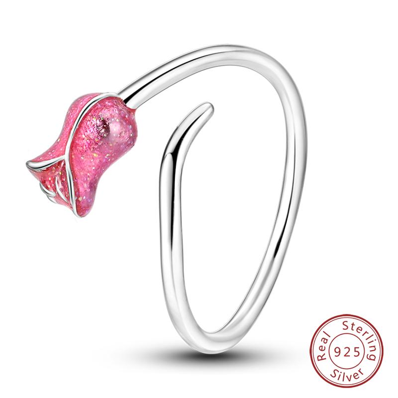 Adjustable Rings Copper Mermaid Wing Dragon Sunflower Tulip Open Rings For Women Female Original Engagement Jewelry