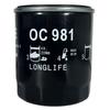 Mahle Oil Filter for Jeep/Chrysler Vehicles, 75mm Outer Diameter, 94mm Height, 3/4-16UNF Thread, OC 981