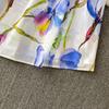 Charming and Elegant Vacation-Style Square-Neck Spaghetti-Strap Dress for Women Summer Dopamine Print A-Line Maxi Dress