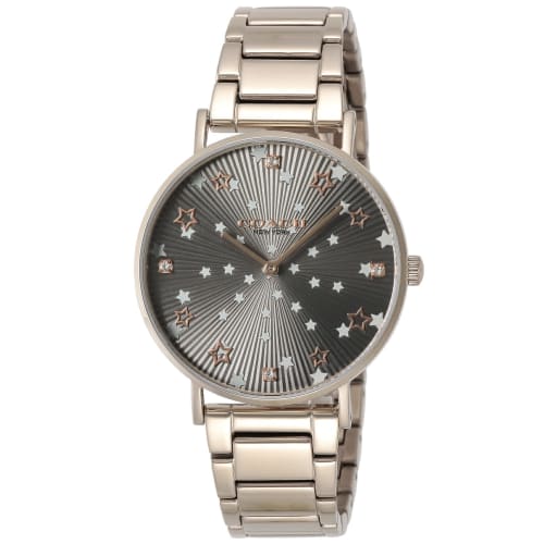 

Coach Women s Star Perry Navy Blue Boys Size Rose Gold Stainless Steel Watch 14503524