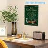 Metal Wall Art Irish Blessing Sign, Shamrock Luck Decor for Home Bar Kitchen, Saint Patrick Day Gift