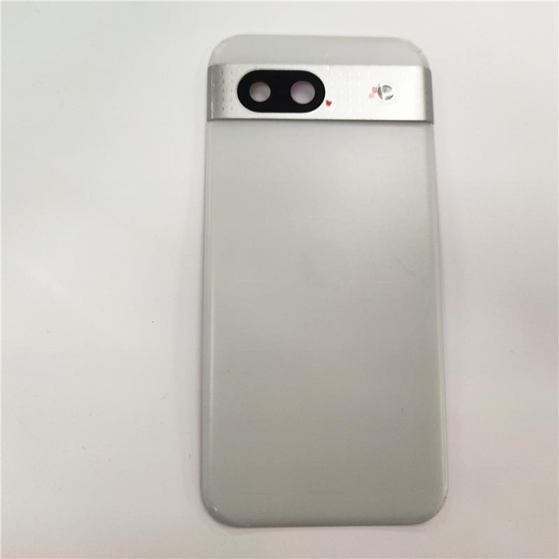 Glass Back Cover For Google Pixel 8A Door Back Housing Rear Back Battery Door Replacement Parts белый
