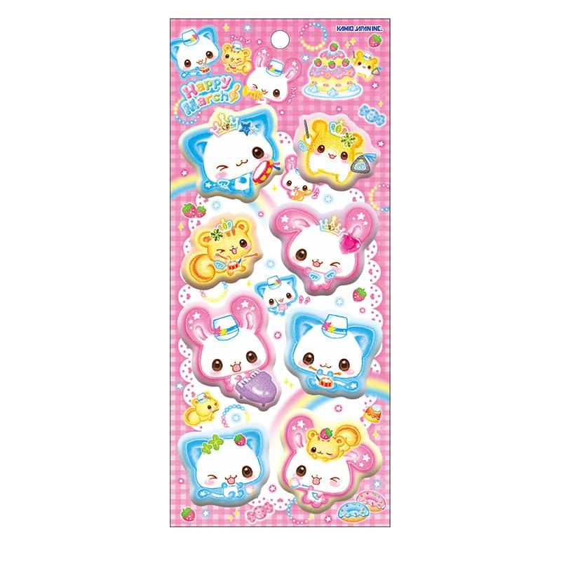 

Kamio Japan More Mochiri Happy March 229914 Stickers, Stickers,
