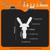 Y-Type Tee Barb Hose Connector for Water and Oxygen