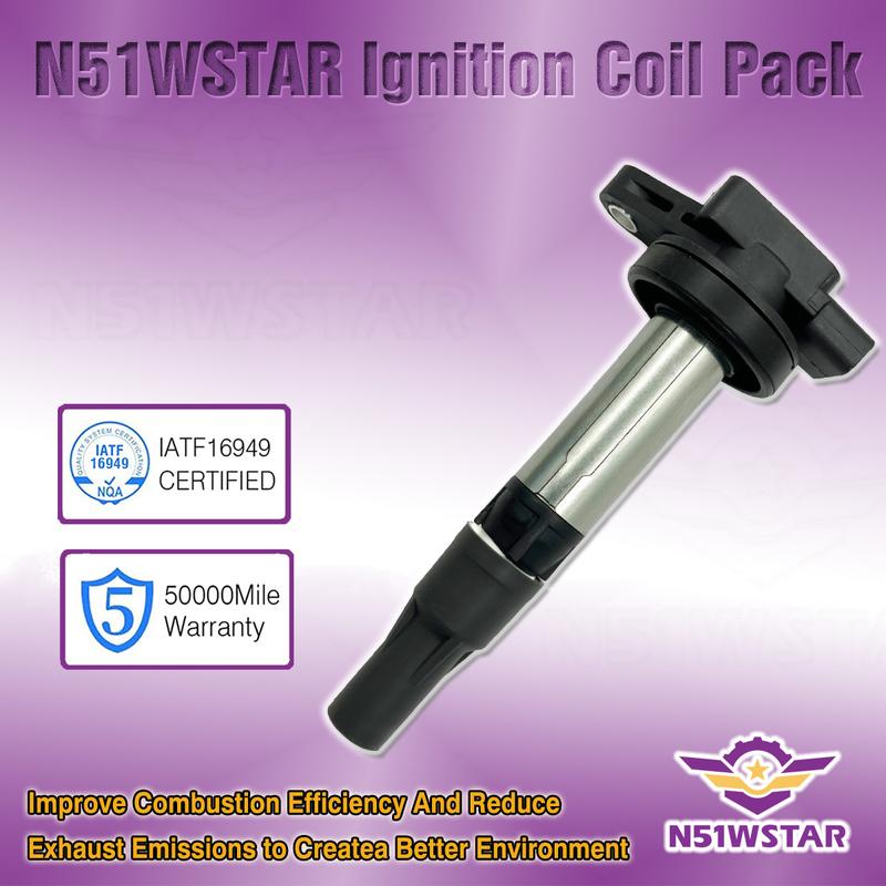 

N51WSTAR 8PCS Ignition Coil Packs For Land Rover Range Rover LR3 Jaguar Vanden Plas Super S-Type 4.2 4.4 V8 For UF519 AJ810445