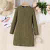 2025 Fall/Winter Slimming European & American Girls' Warm Dress