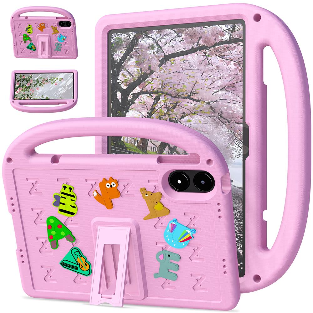 Tragbare Cartoon-Tablet-Hüllen für Kinder für Samsung Tab A9 Plus und Xiaomi Poco Pad M1 7/7Pro Redmi Pad 2 Pro SE Hülle Fundas Stoßfestes EVA+PC Ständer
