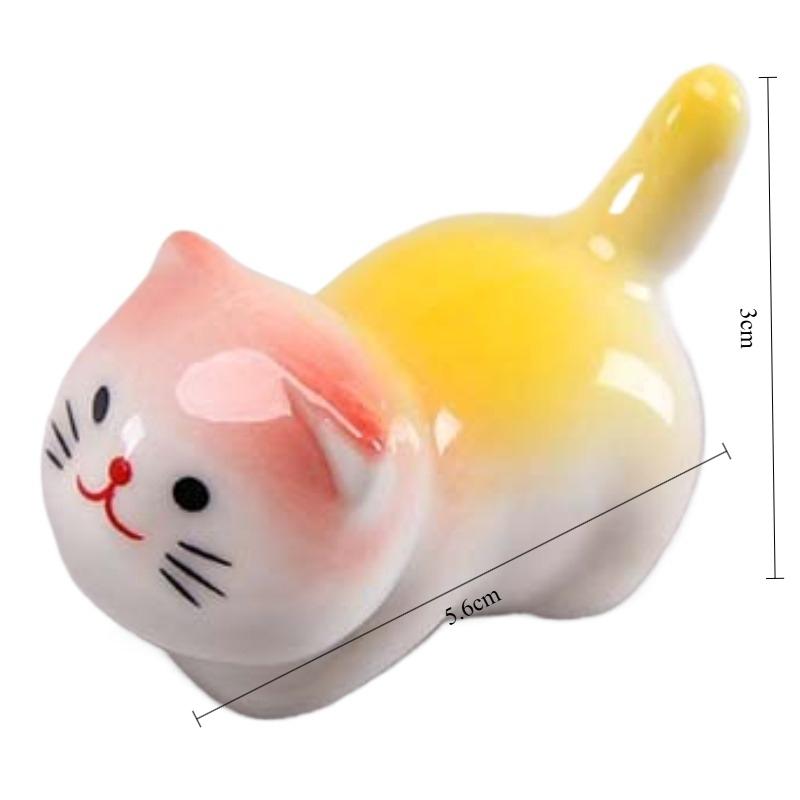 Chopstick Holder Pen Holder  Cute Series of Cat Ceramic Crafts, Chopstick Holder Cat