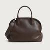 Bowling bag retro minimalist style niche high sense portable women's bag shoulder crossbody Boston bag