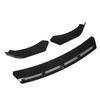 3pcs Front Bumper Lip Body Kit Universal Spoiler Wing Car Modification for Automobile