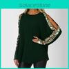 Women Ladies Sweatshirts Loose Blouse Long Sleeve Sequined Casual T-shirts Tops With Premium Quality Comfort And Stylish Versatility