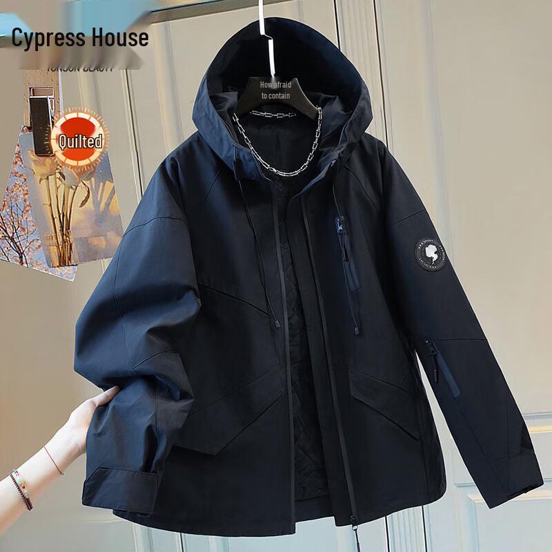 

Women s Hooded Drawstring Padded Jacket XL
