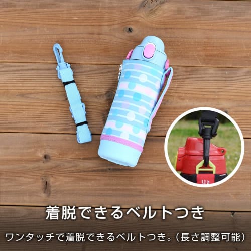 Tiger Sahara Stainless Steel Water Bottle, 500ml, Sports, Direct Drinking, with Cup, 2-Way, Red, MBO-H050R