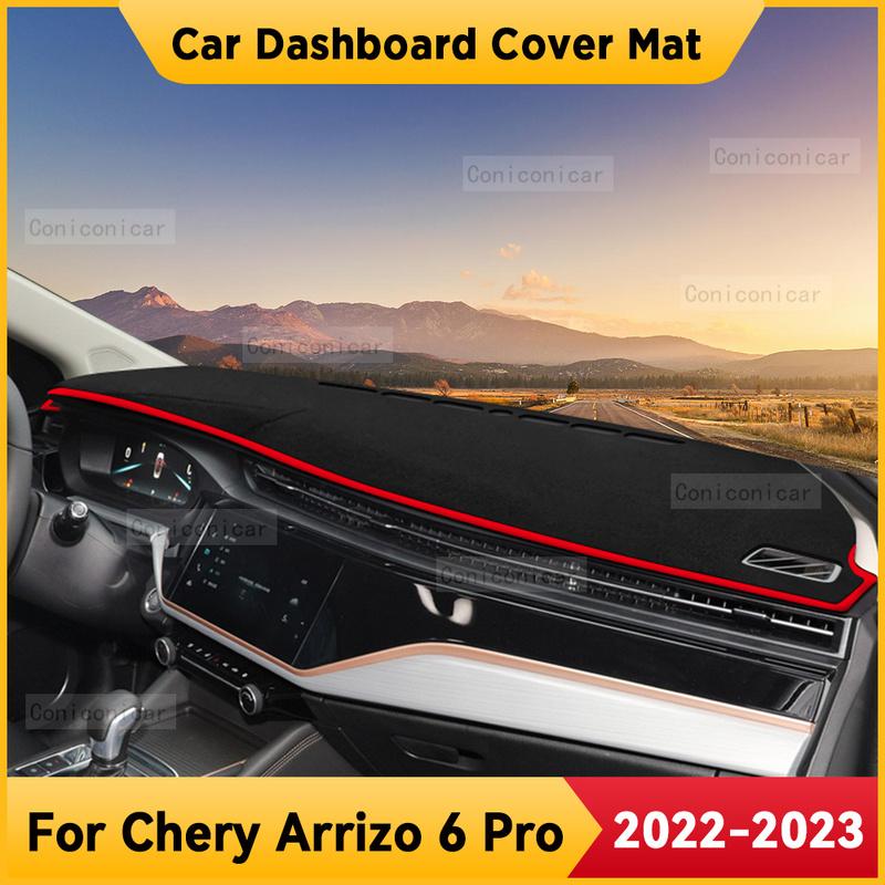 For CHERY Arrizo 6 PRO Car Dashboard Cover Mat Non-slip Sun Shade Cushion Protective DashMat Pad Interior Accessories